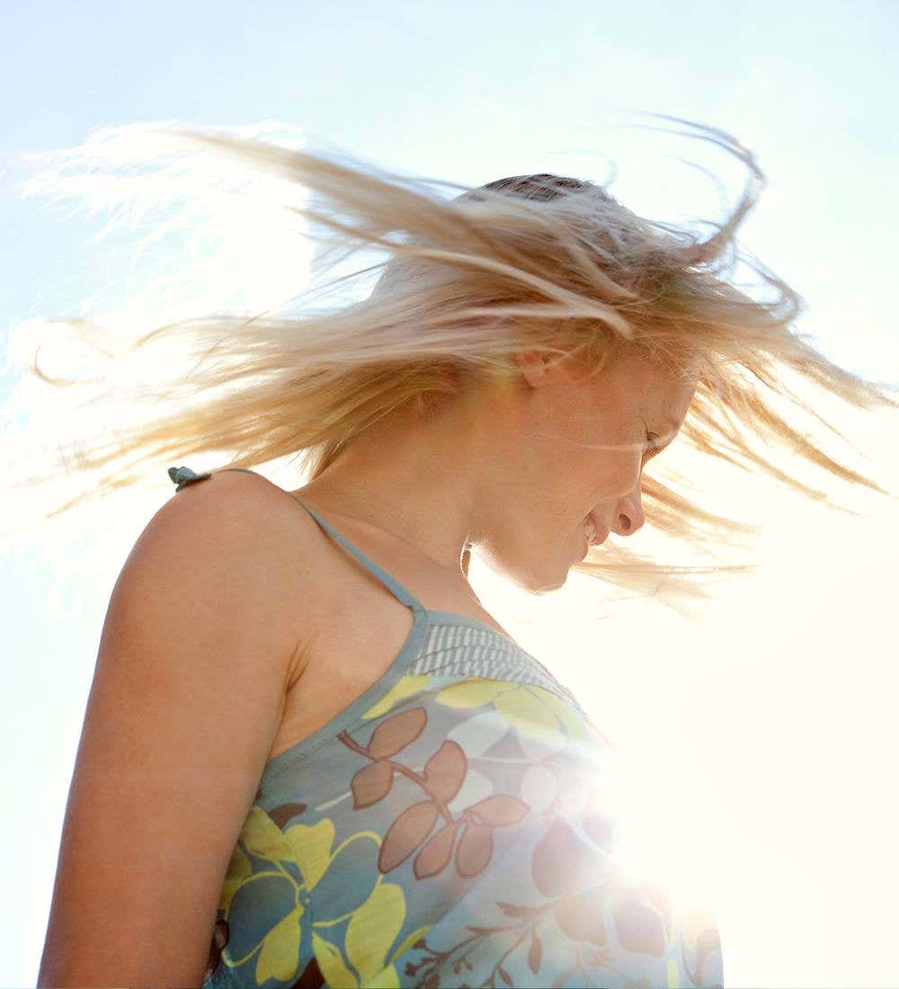 Image d'une Femme Heureuse