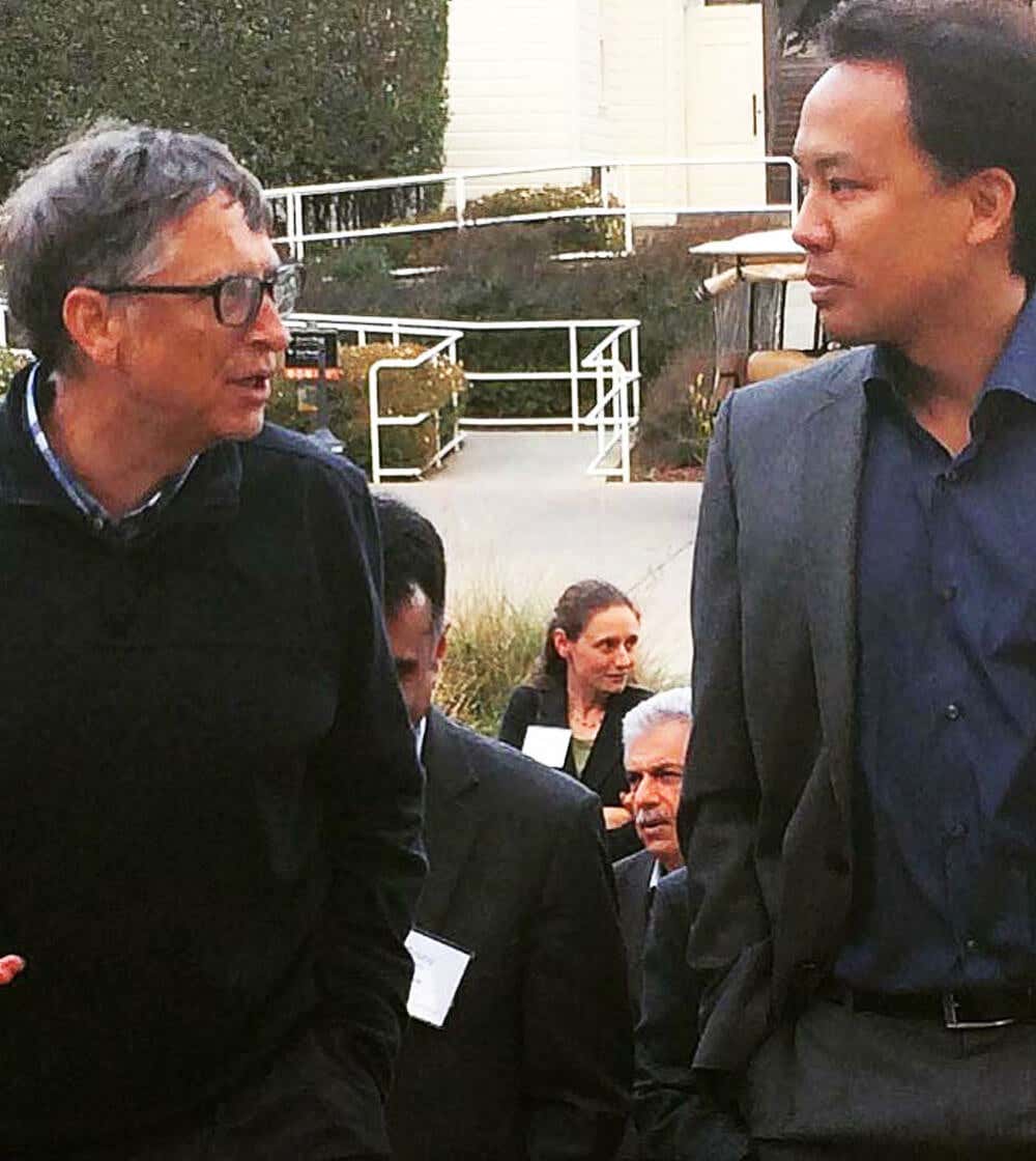 Jim Kwik with Bill Gates