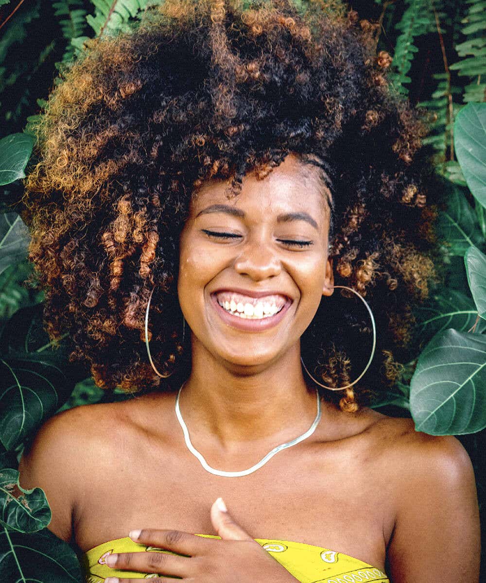Happy Woman in nature