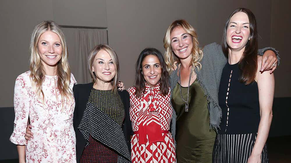 Layla with Gwyneth Paltrow, Ester Perel, Nicole Daedone and Jenni Konner at the Goop summit