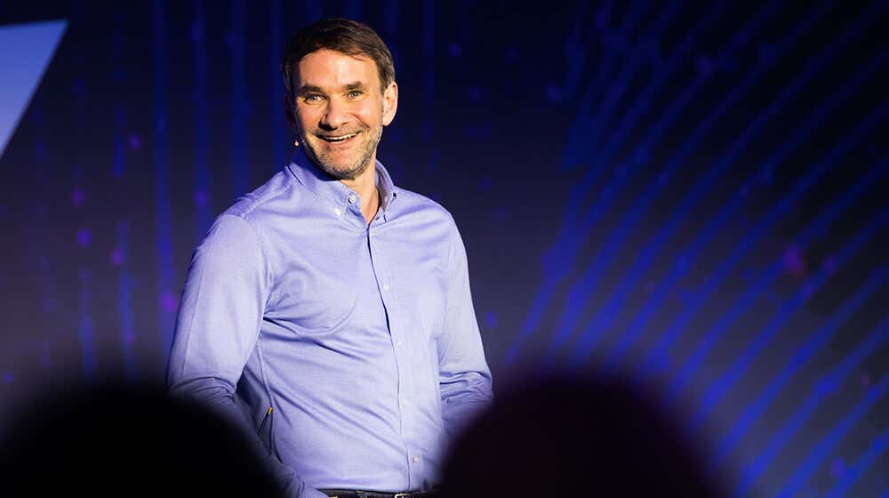 Keith Ferrazzi on stage