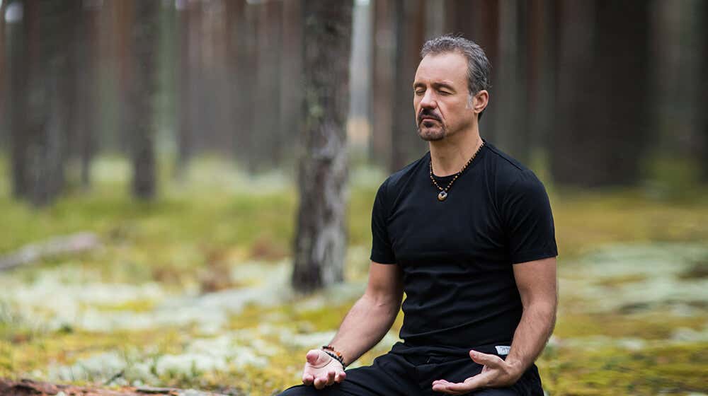 Eric performing meditations to boost Immunity