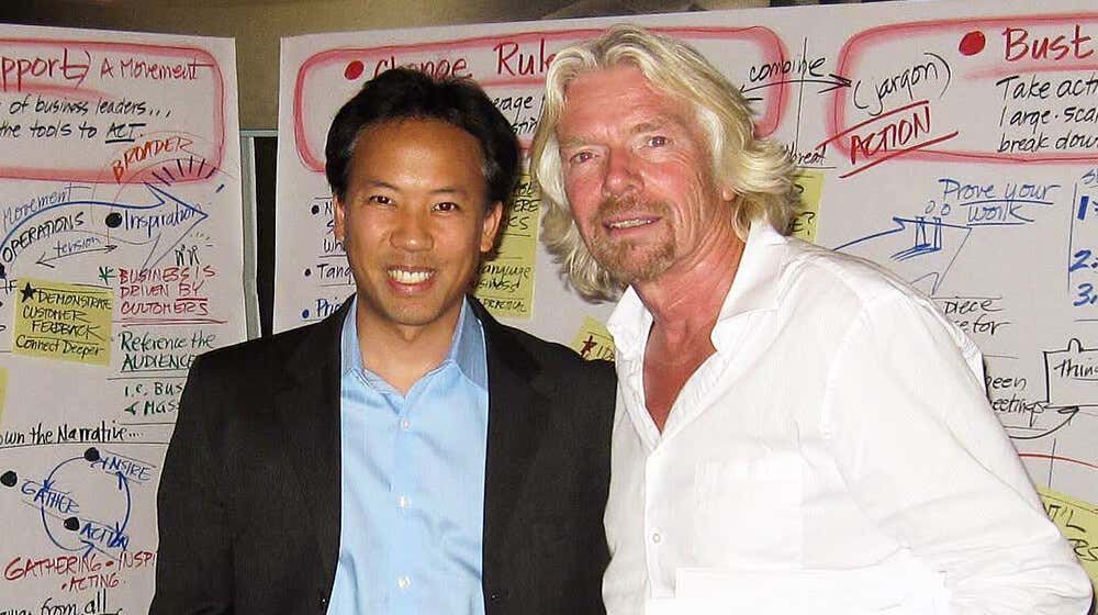 Jim Kwik mit Richard Branson