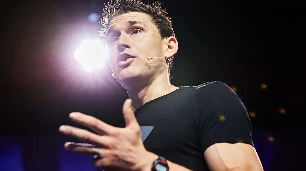 Ben Greenfield at a Mindvalley event