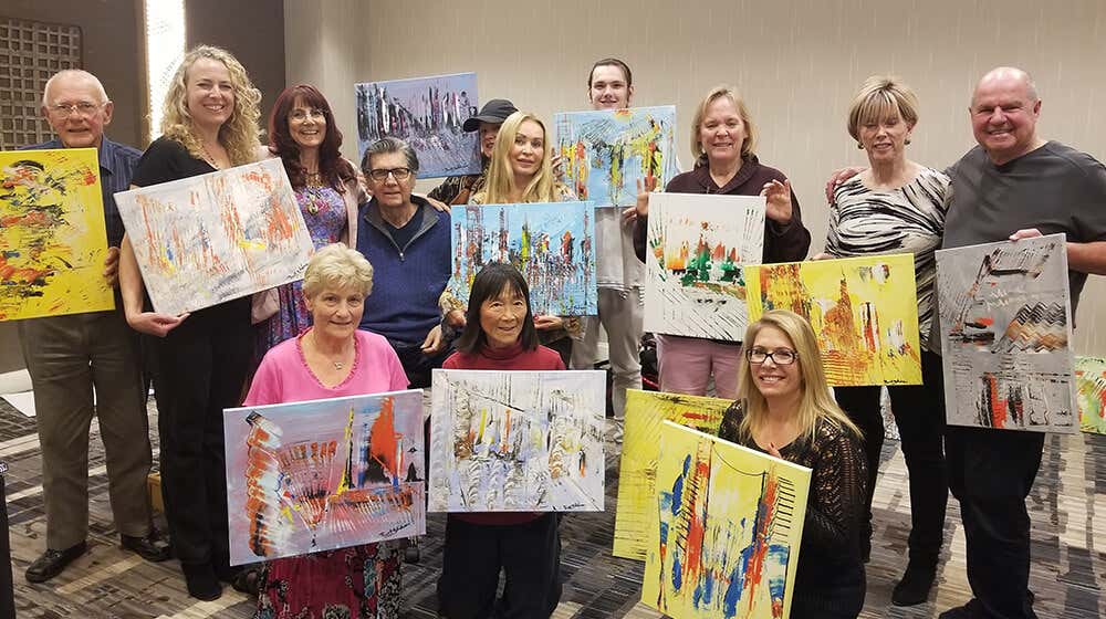 Burt Goldman used Quantum Jumping to master painting.