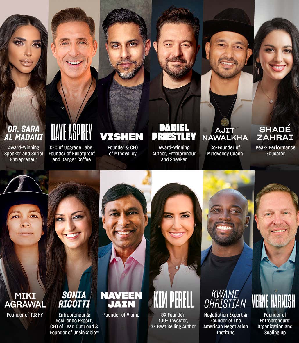 Mindvalley Speaking & Influence Summit Speakers 2025