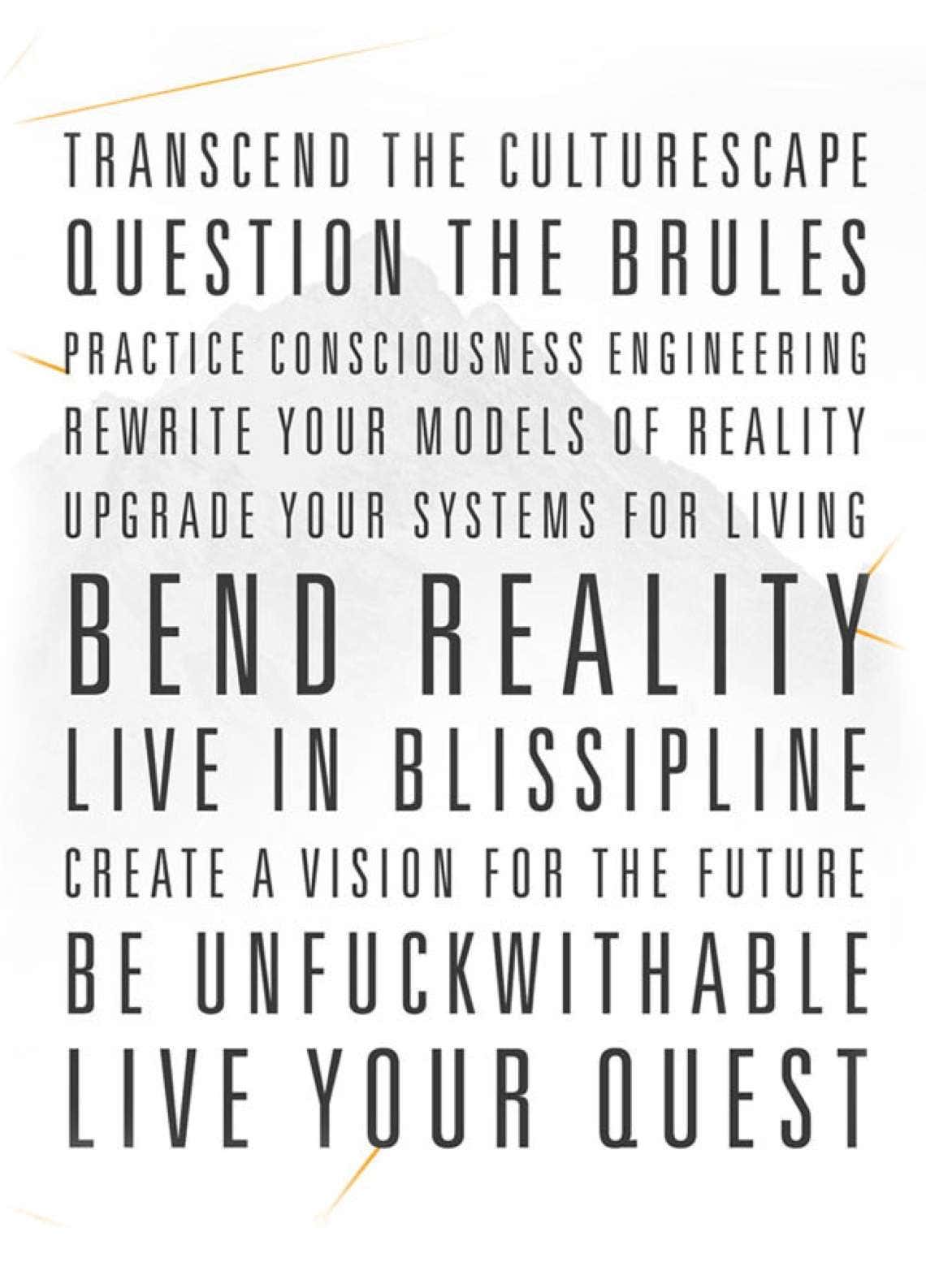 Quote in The Code of Extraordiunary