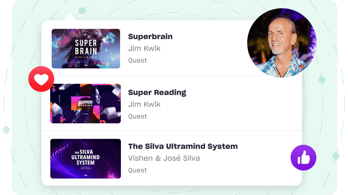 Montage of Mindvalley Insights, searching for Mindvalley Quest