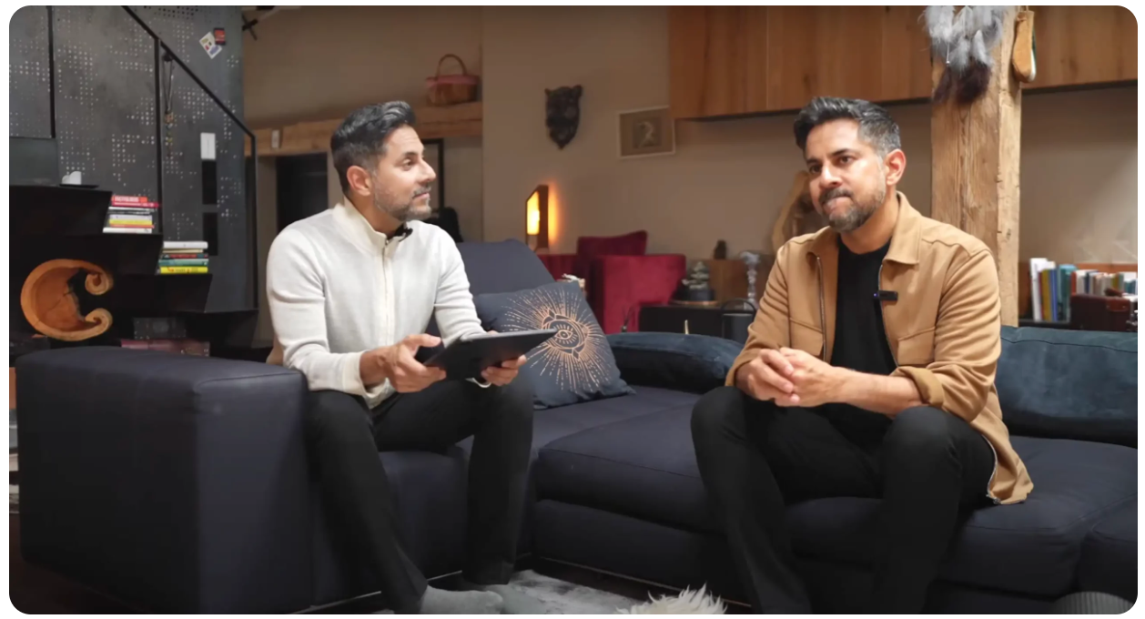 Vishen and his AI clone