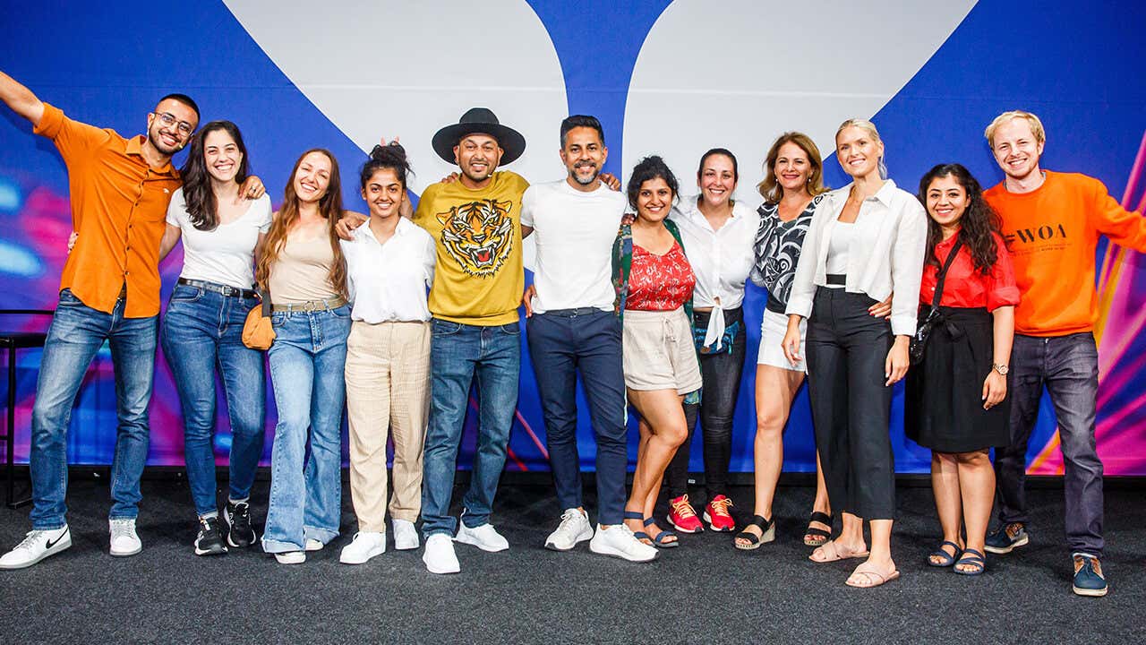 Mindvalley Supercoach event: group photo of MV Coaches