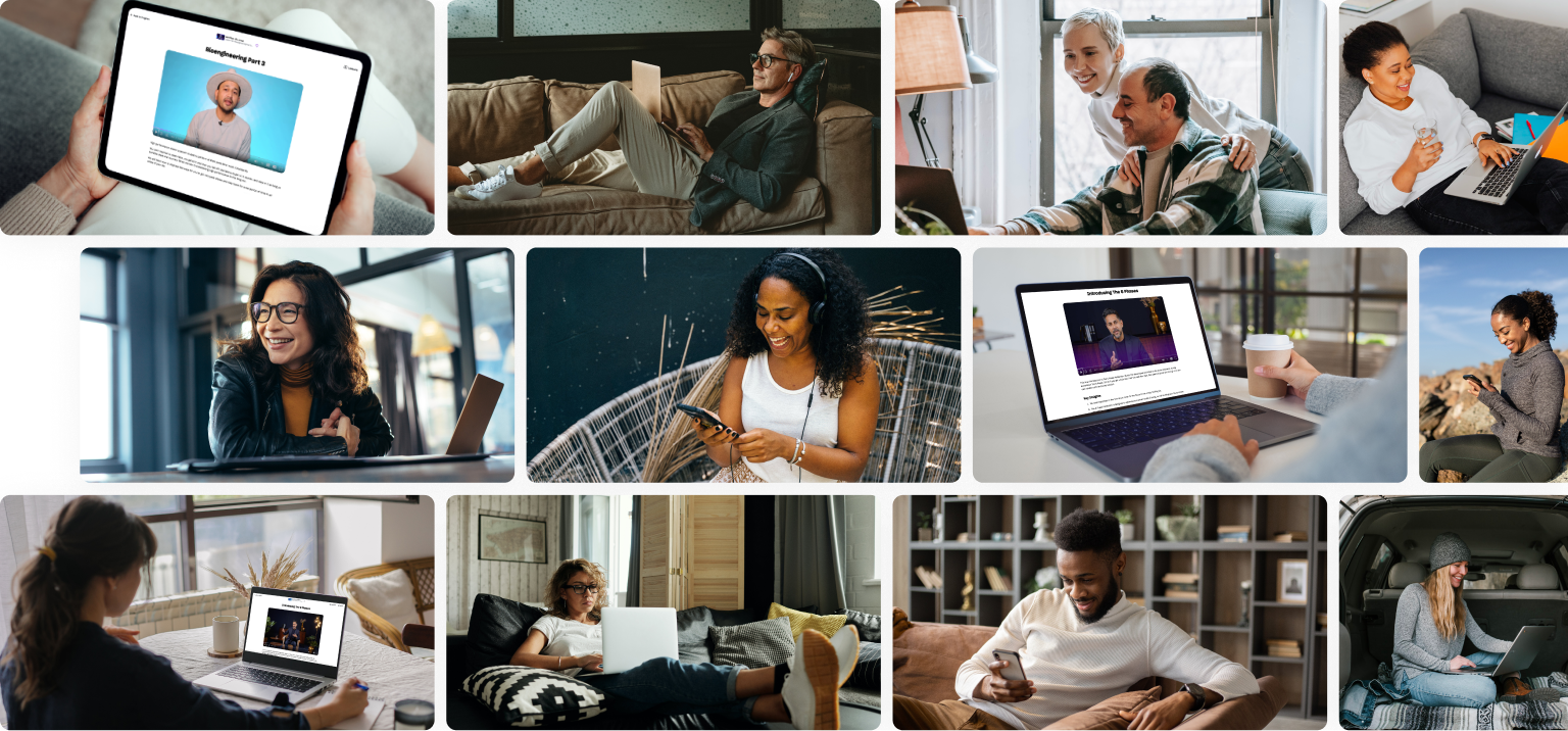 World-class weekly training on-demand
