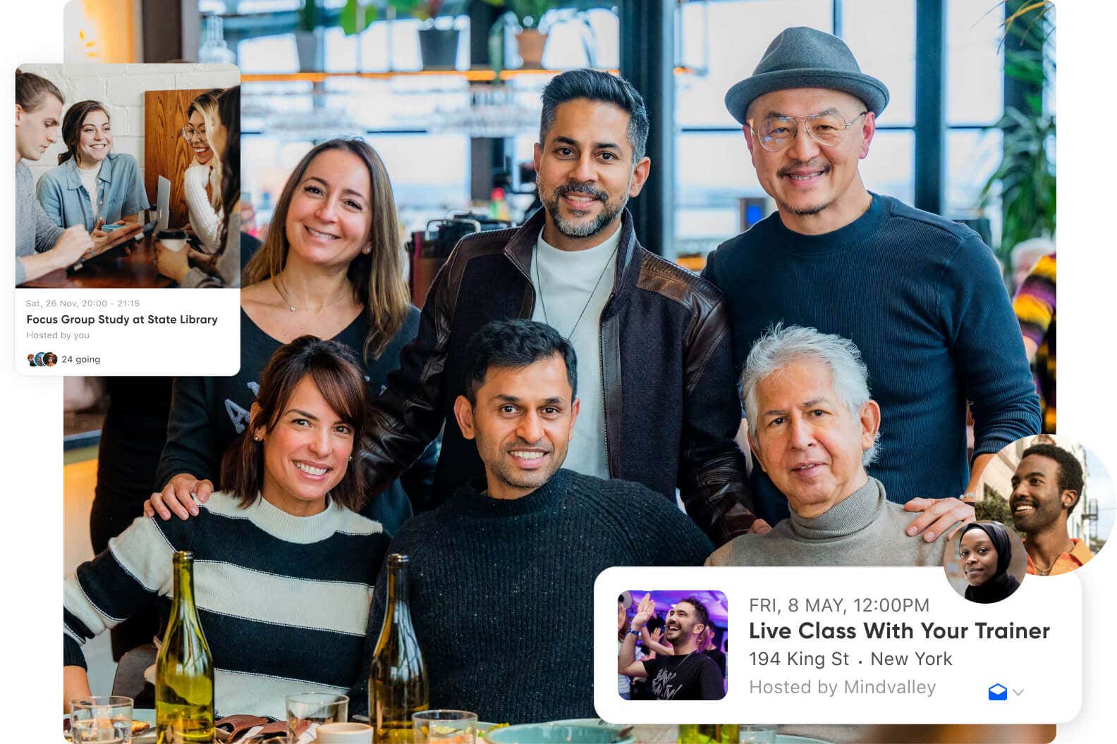 Vishen, founder of Mindvalley, with the Mindvalley community