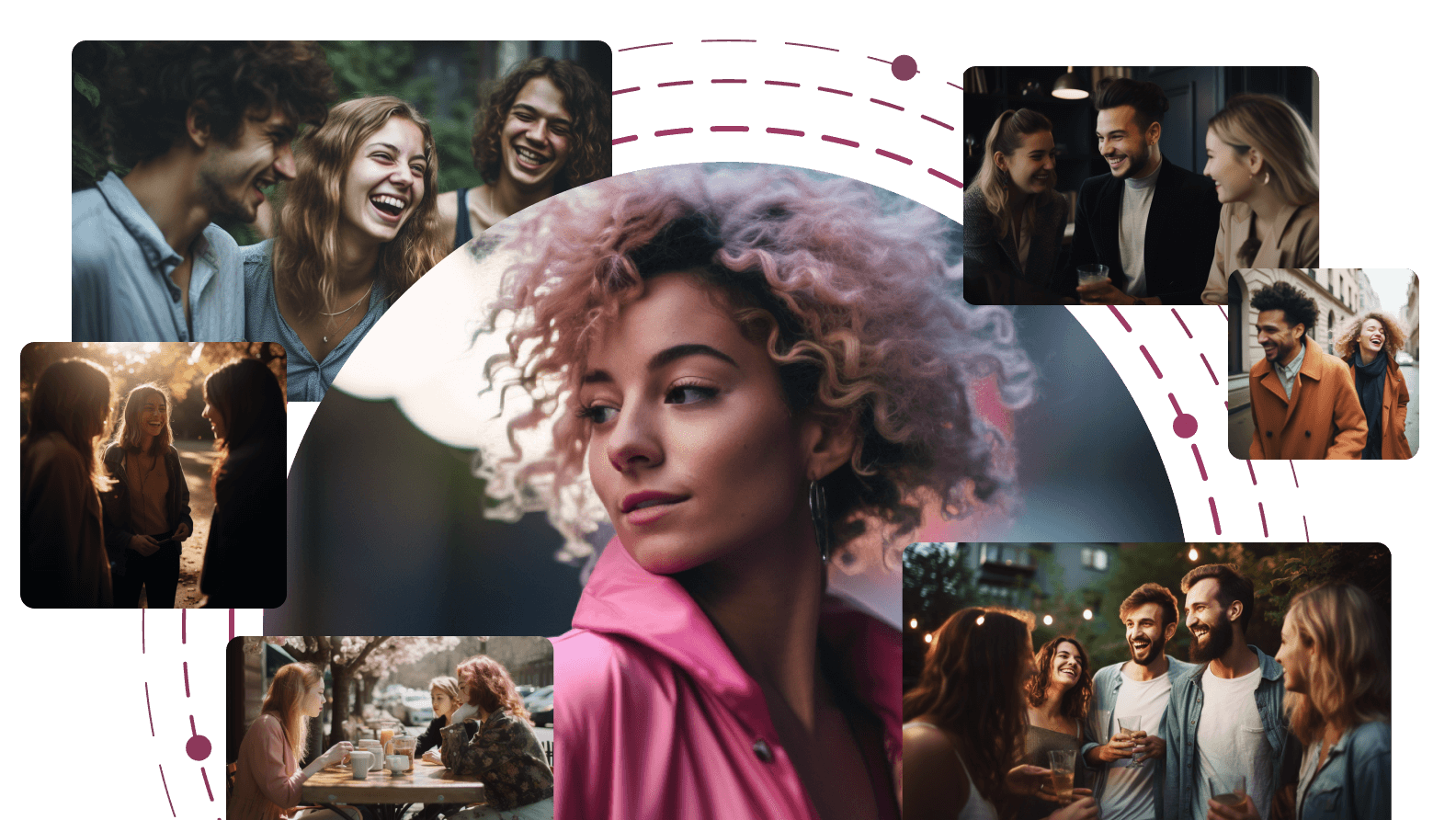 Community & global meet-ups through a device