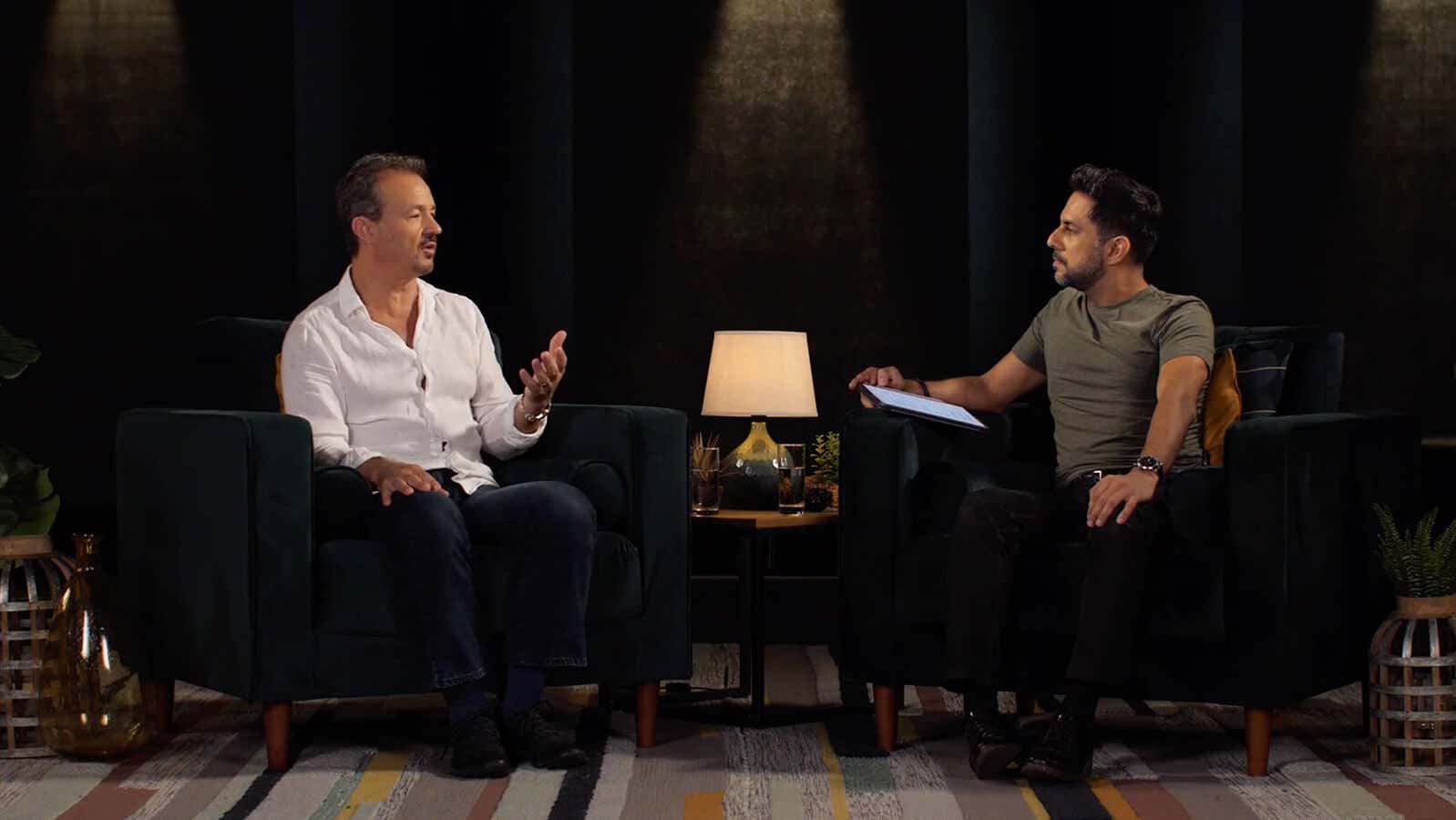 Eric & Vishen in the Masterclass