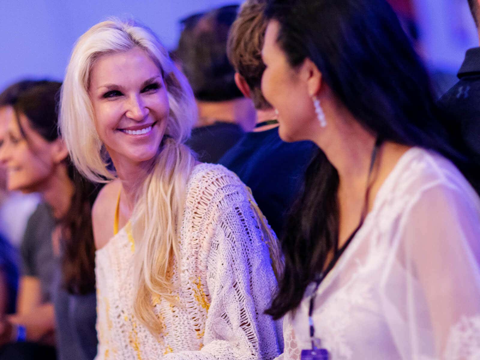 A woman at Mindvalley event