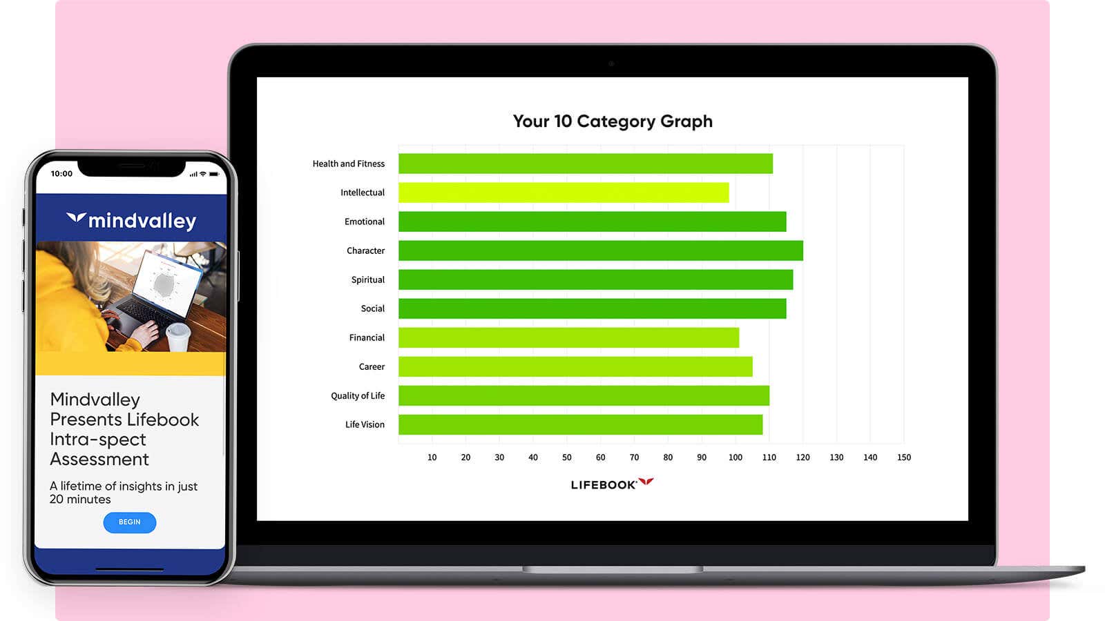 Lifebook Assessment on Mobile and Desktop
