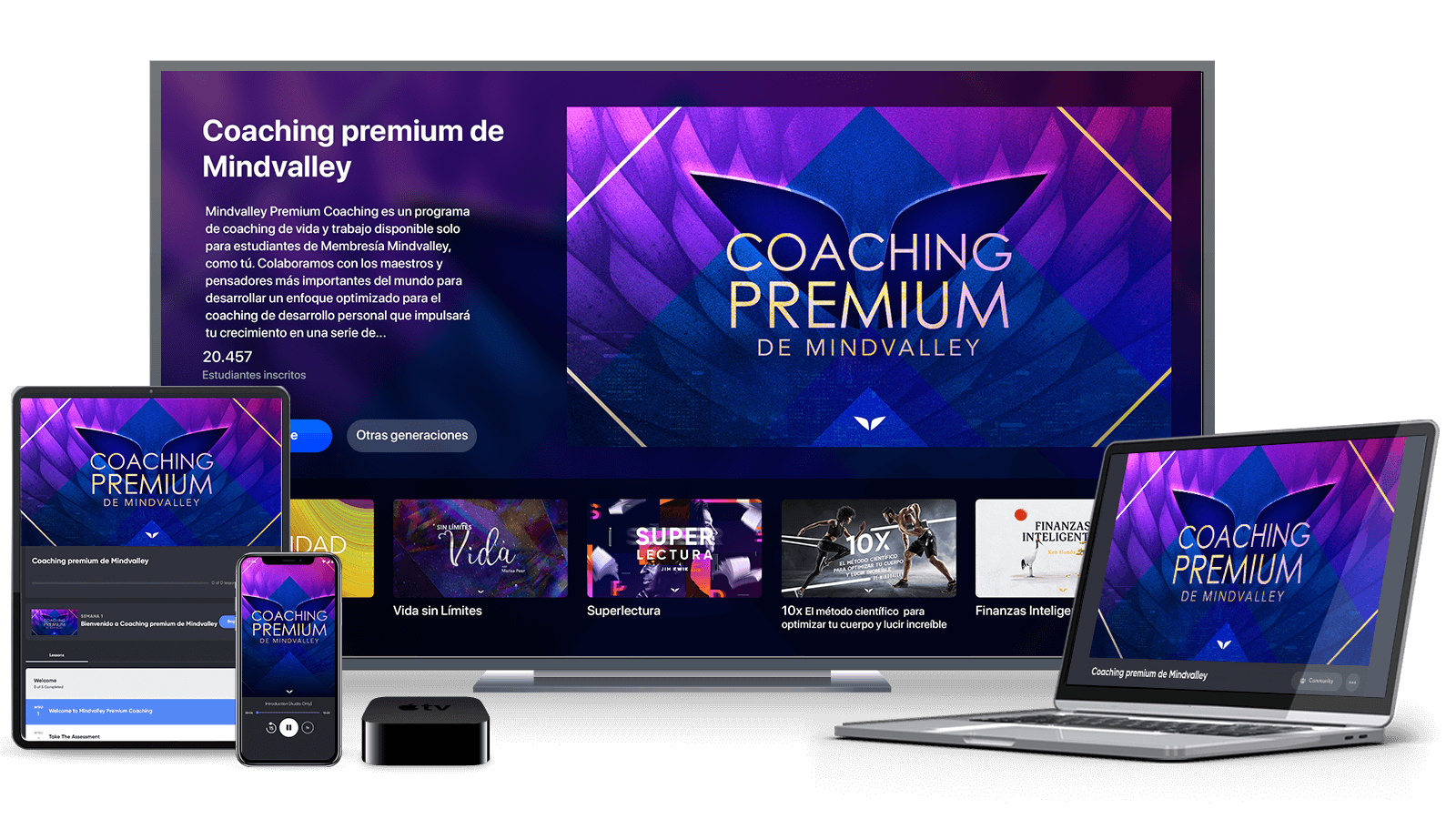 Mindvalley Premium Coaching on various devices