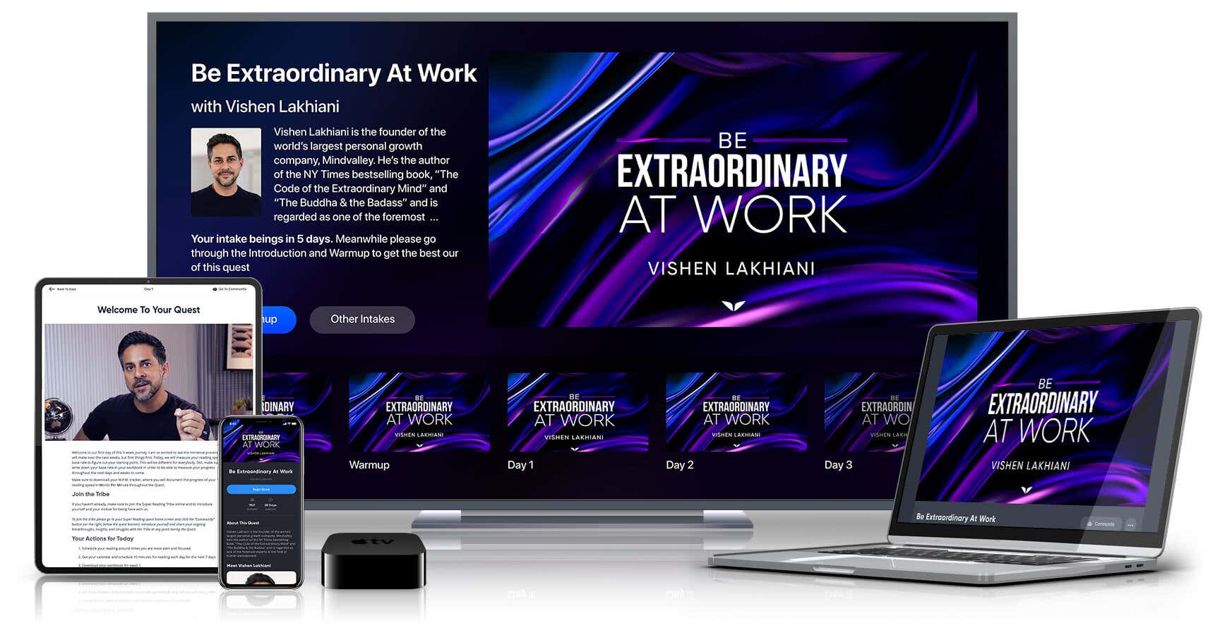 Be Extraordinary At Work on various devices