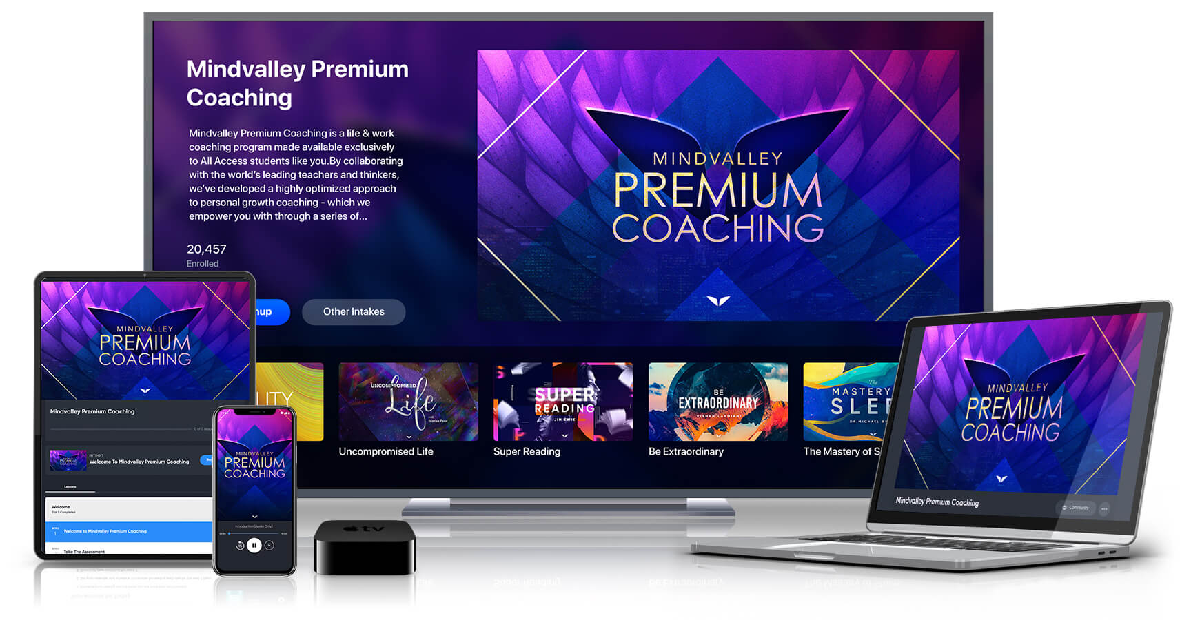Mindvalley Premium Coaching on various devices