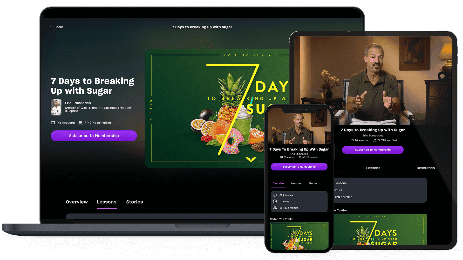 7 Days to Breaking Up with Sugar on multiple devices