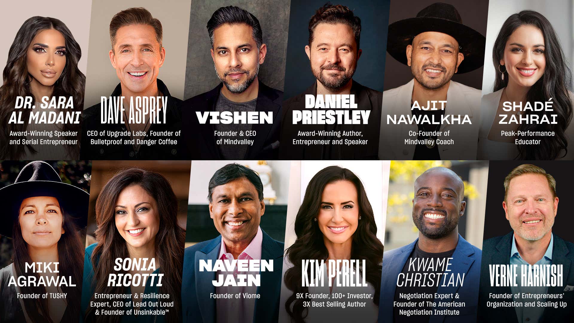 Mindvalley Speaking & Influence Summit Speakers 2025