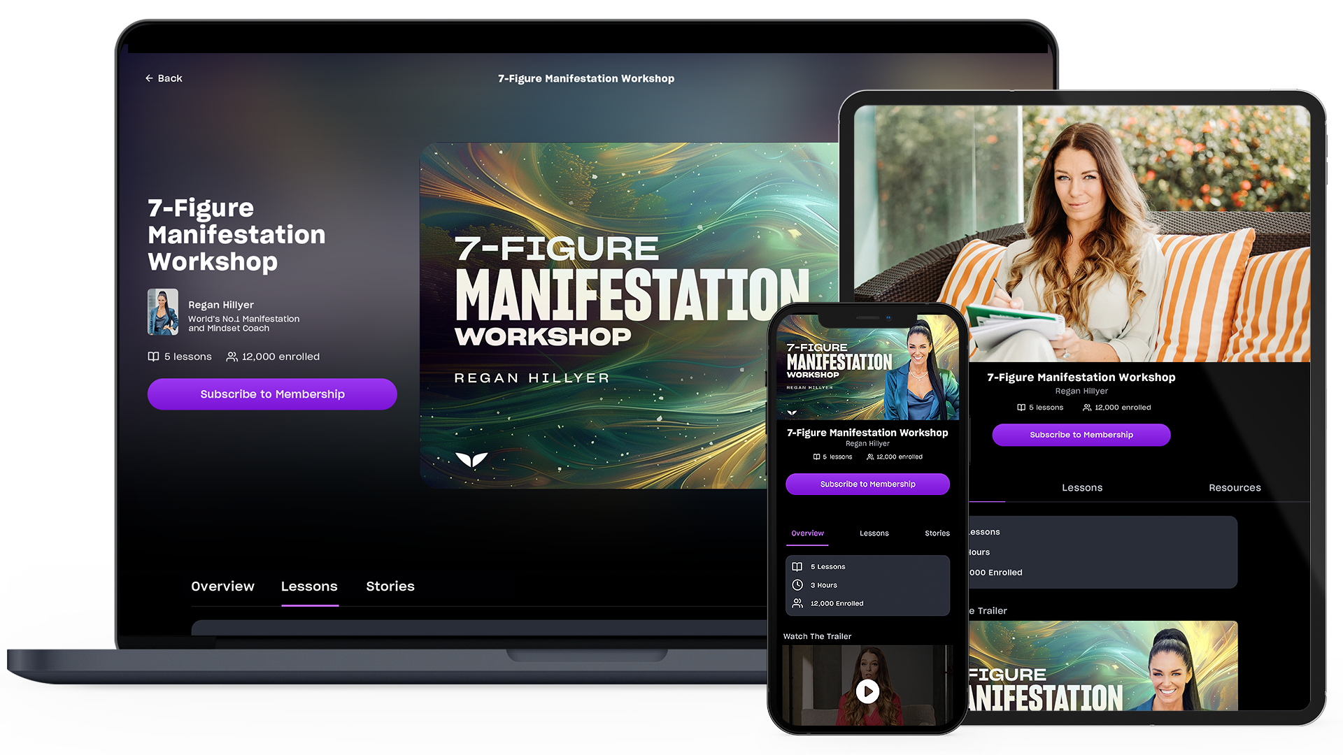 Mindvalley AI Summit on multiple devices