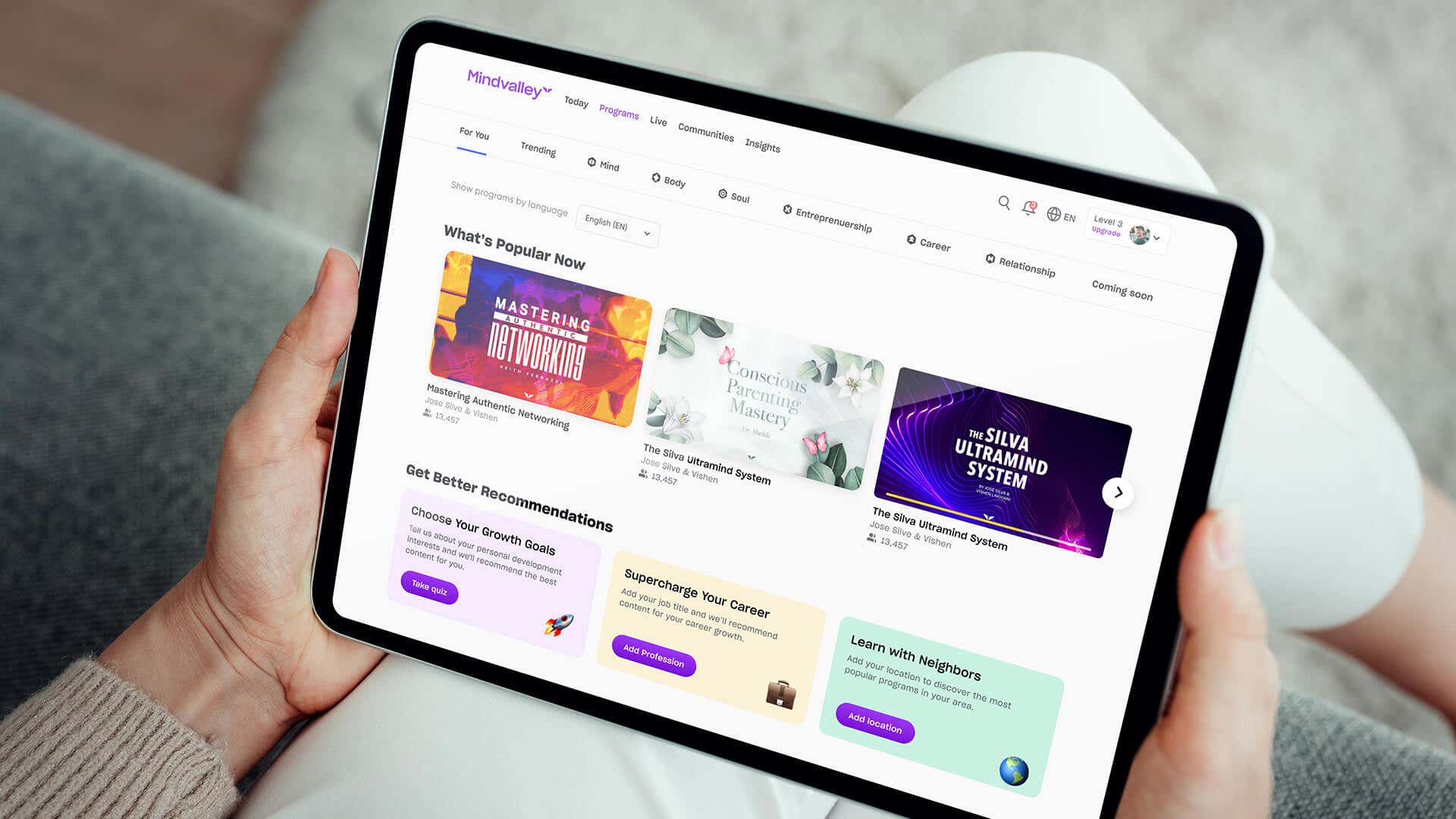 The Mindvalley platform