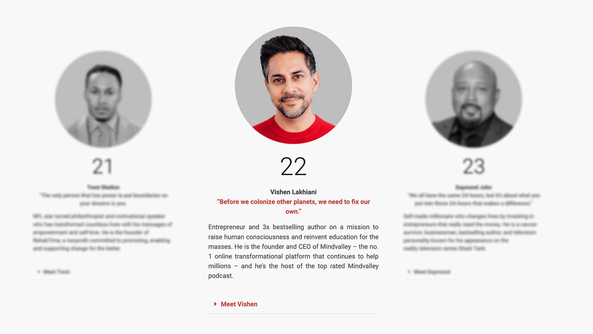 Vishen's Real Leaders keynote
