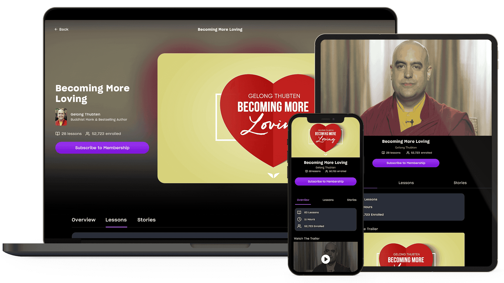 Becoming More Loving on multiple devices