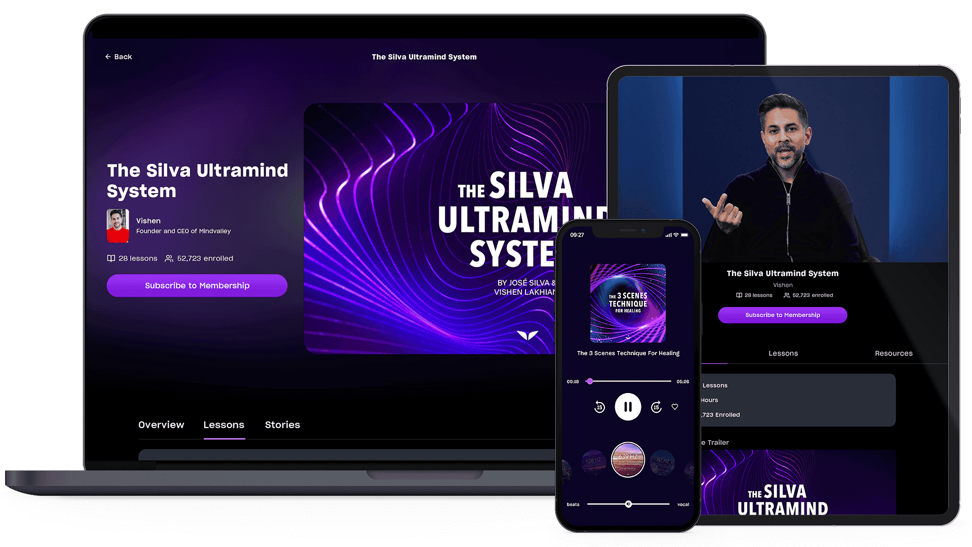The Silva Ultramind System on multiple devices