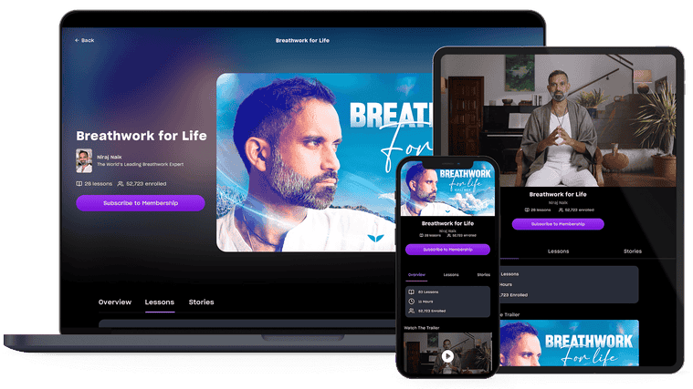 Breathwork for Life sur plusieurs appareils