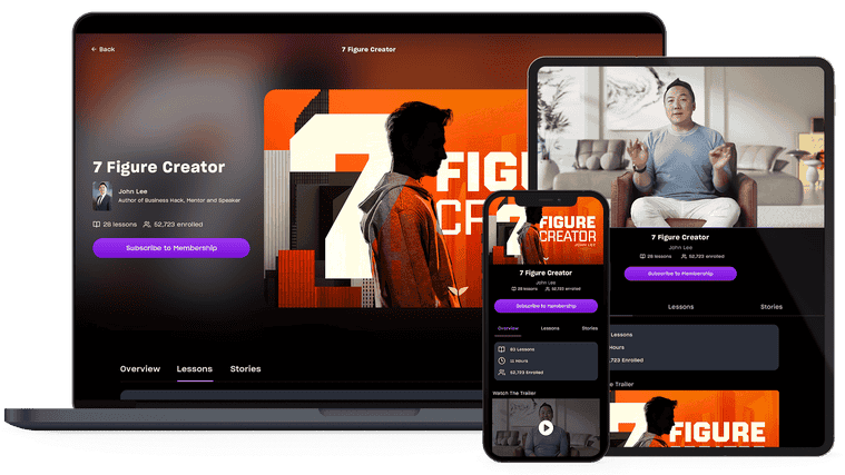 The 7-Figure Creator on multiple devices