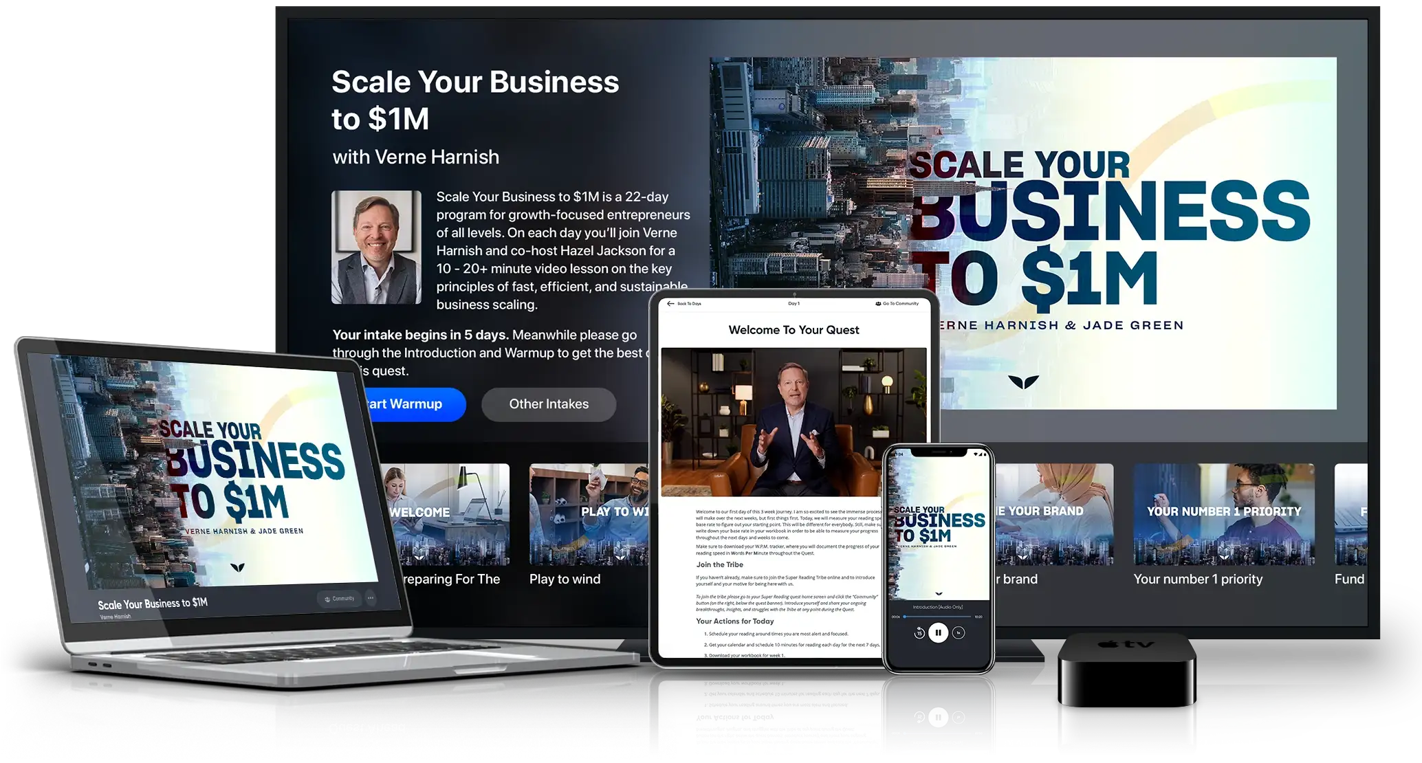 Scale Your Business to $1M on multiple devices