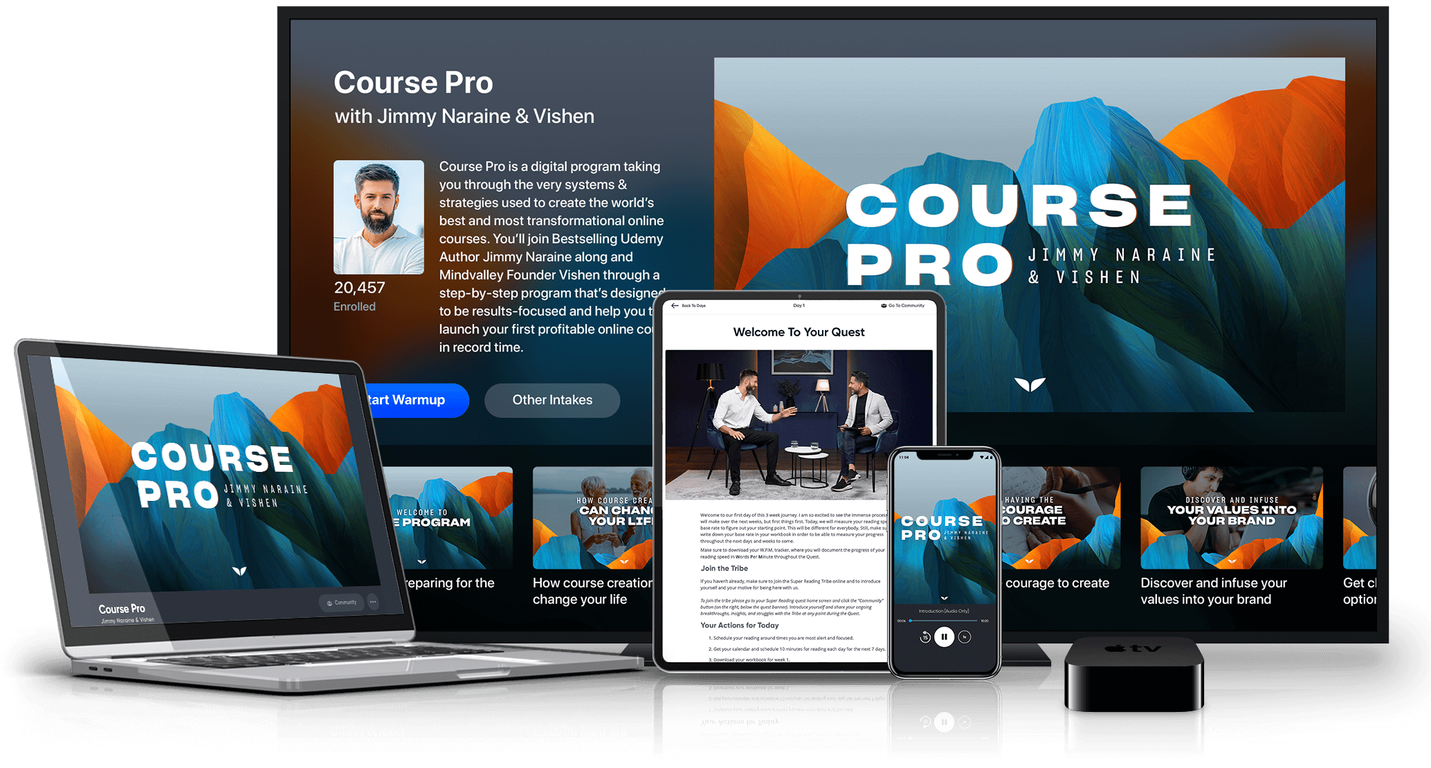 Course Pro by Jimmy Naraine & Vishen | Mindvalley