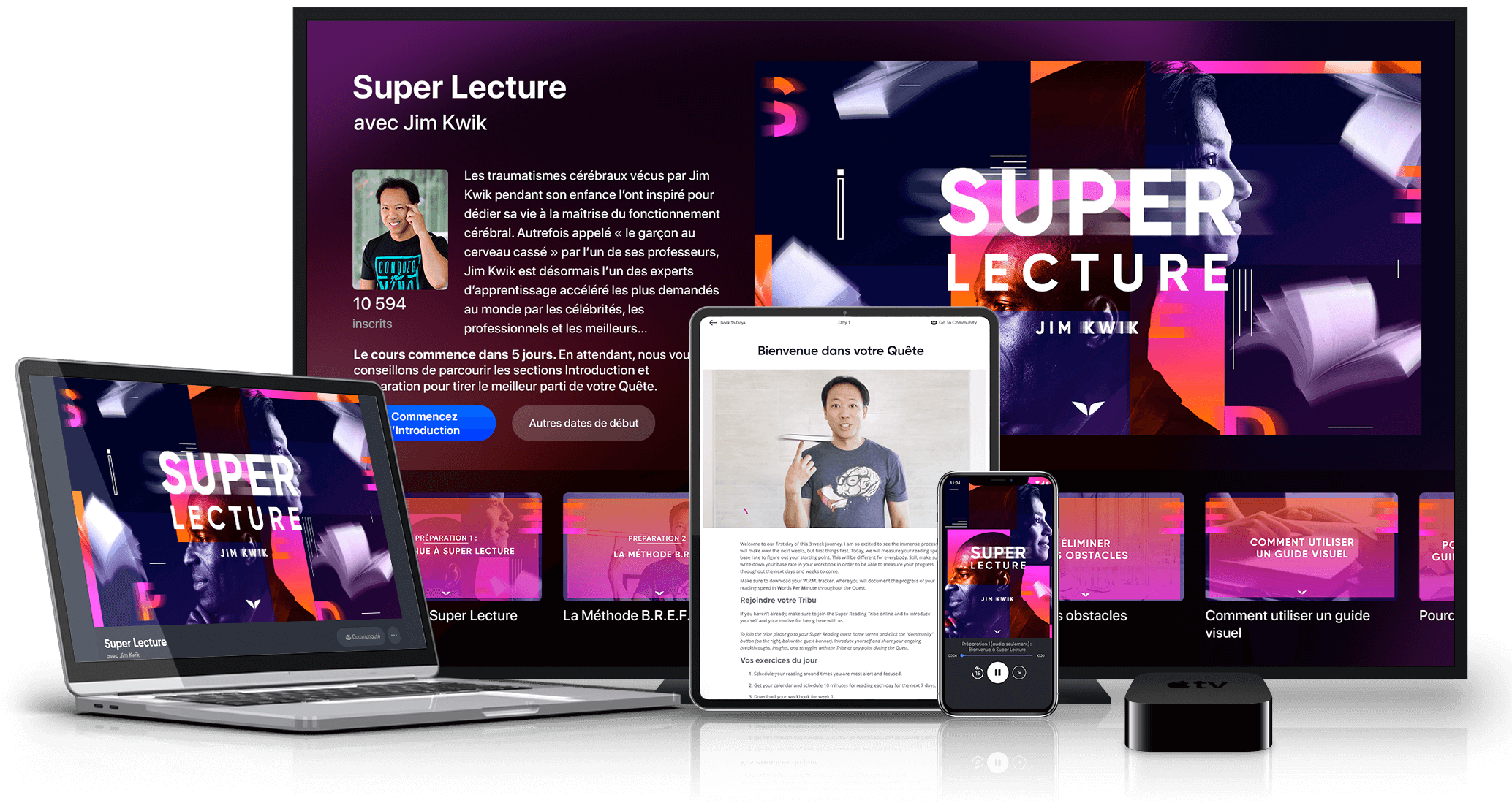 Super Lecture sur plusieurs appareils
