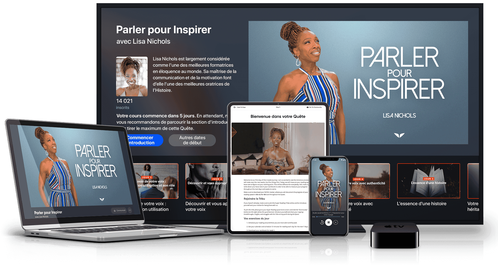 Speak & Inspire on multiple devices