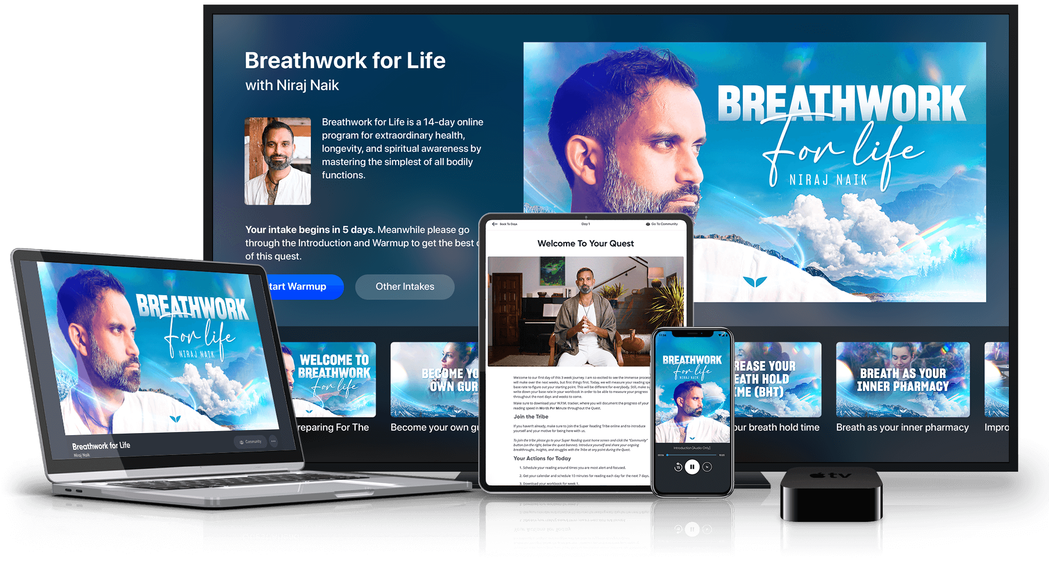 Breathwork for Life on multiple devices