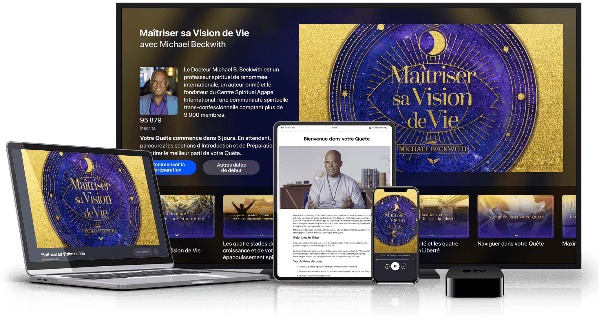 Life Visioning Mastery in various devices