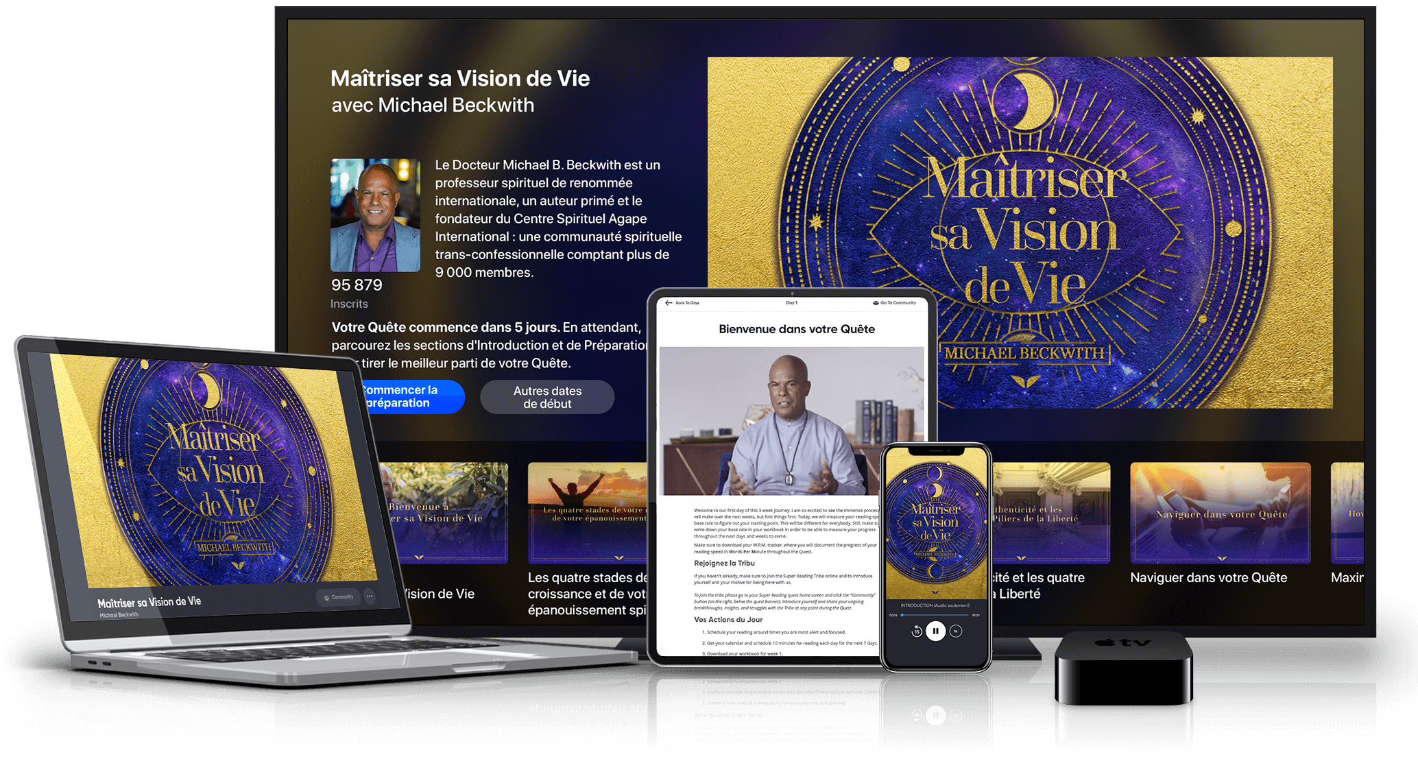 Life Visioning Mastery in various devices