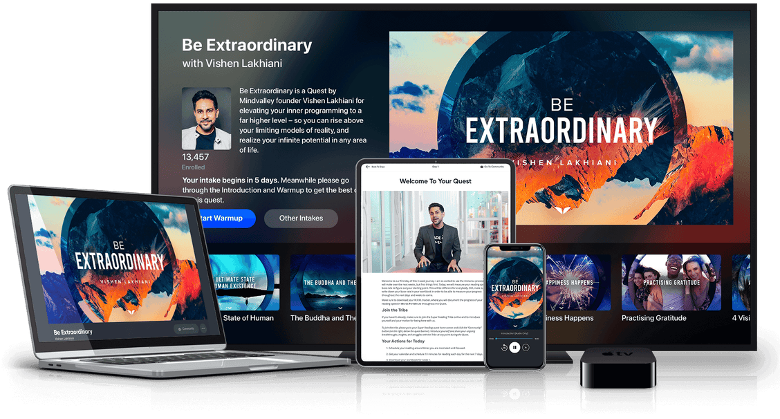 Be Extraordinary on various devices