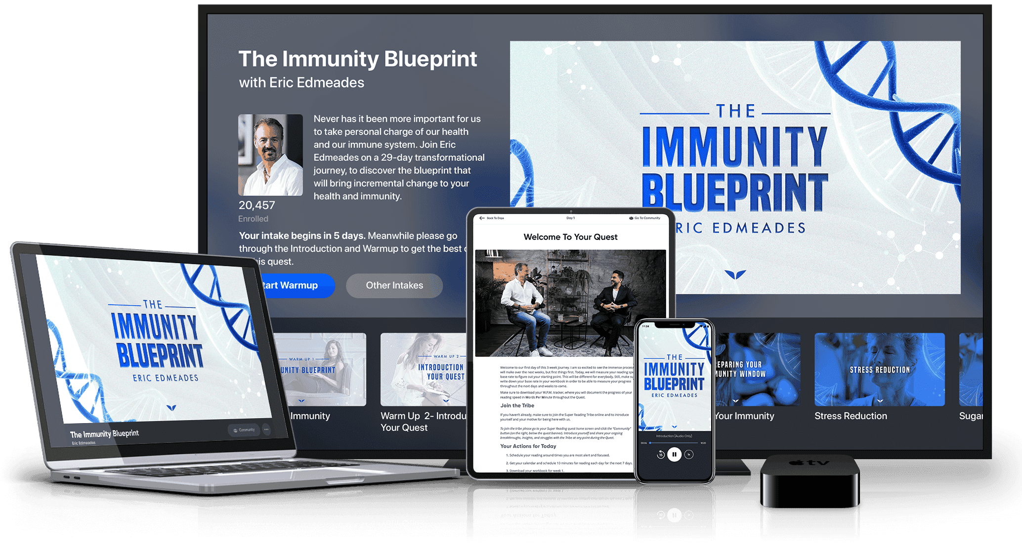 The Immunity Blueprint on multiple devices