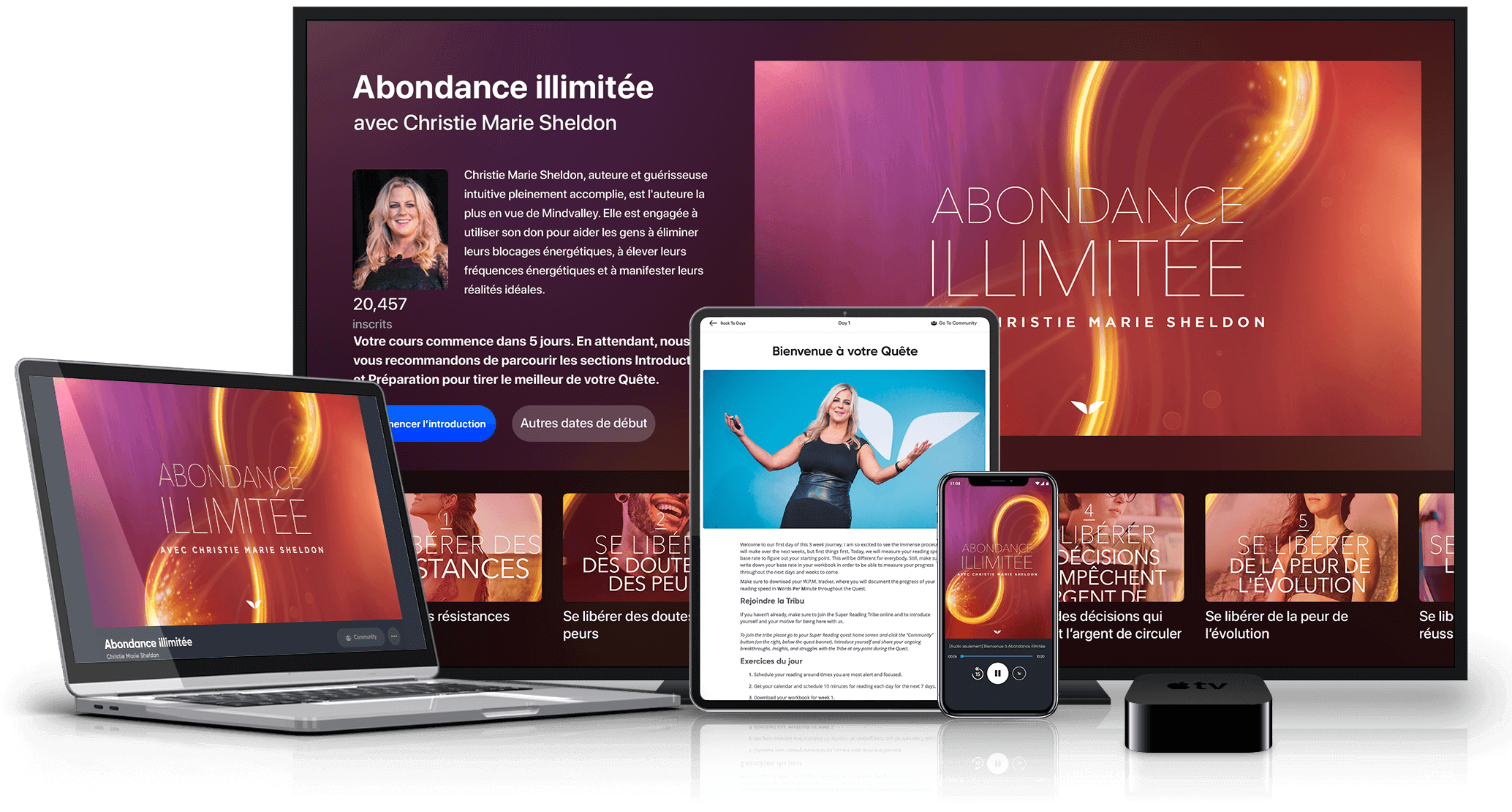 Abondance illimitée sur différents appareils