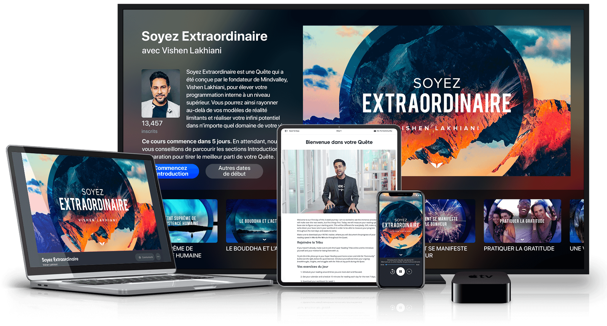 Be Extraordinary on various devices