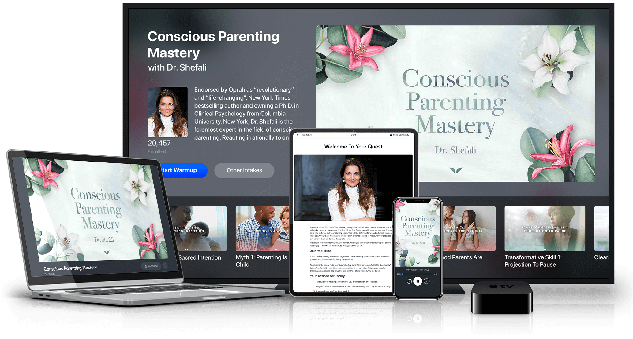 Conscious Parenting on multiple devices