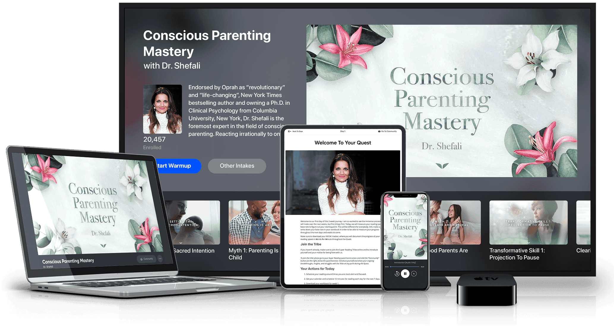 Conscious Parenting on multiple devices