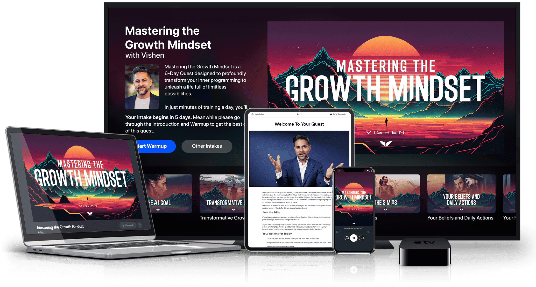 Mastering the Growth Mindset on multiple devices