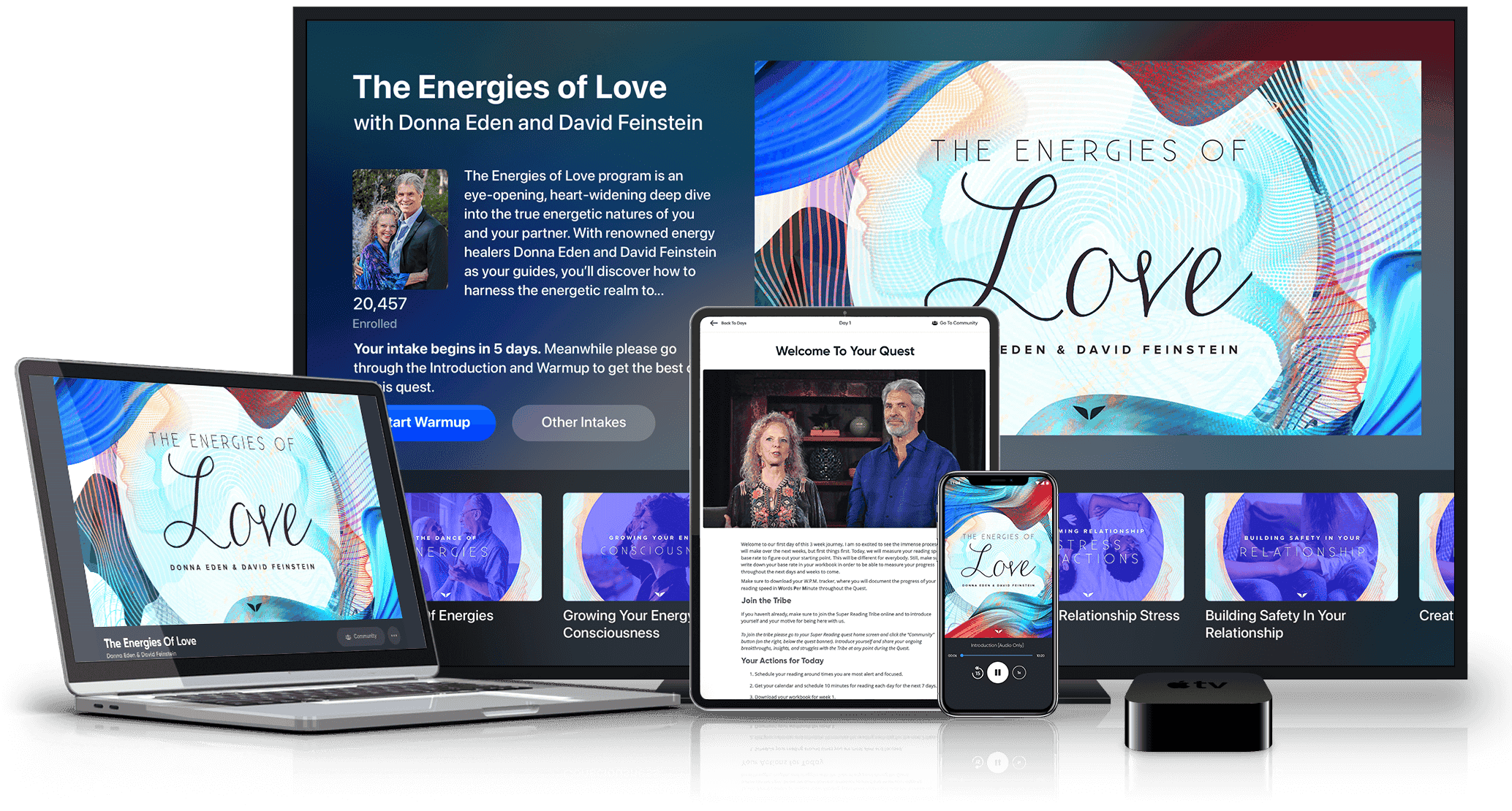 Energies of Love on multiple devices