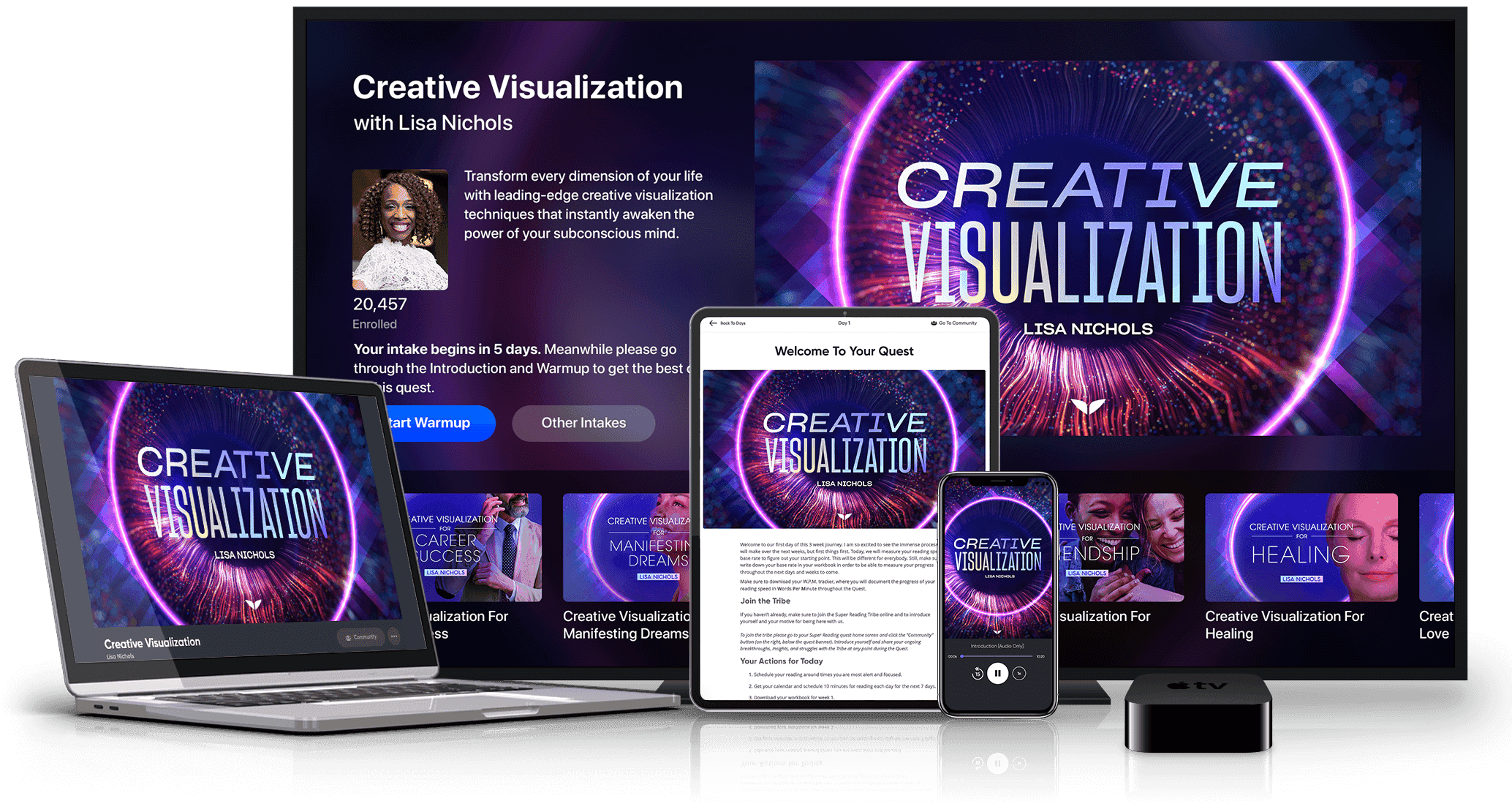 Creative Visualization on multiple devices