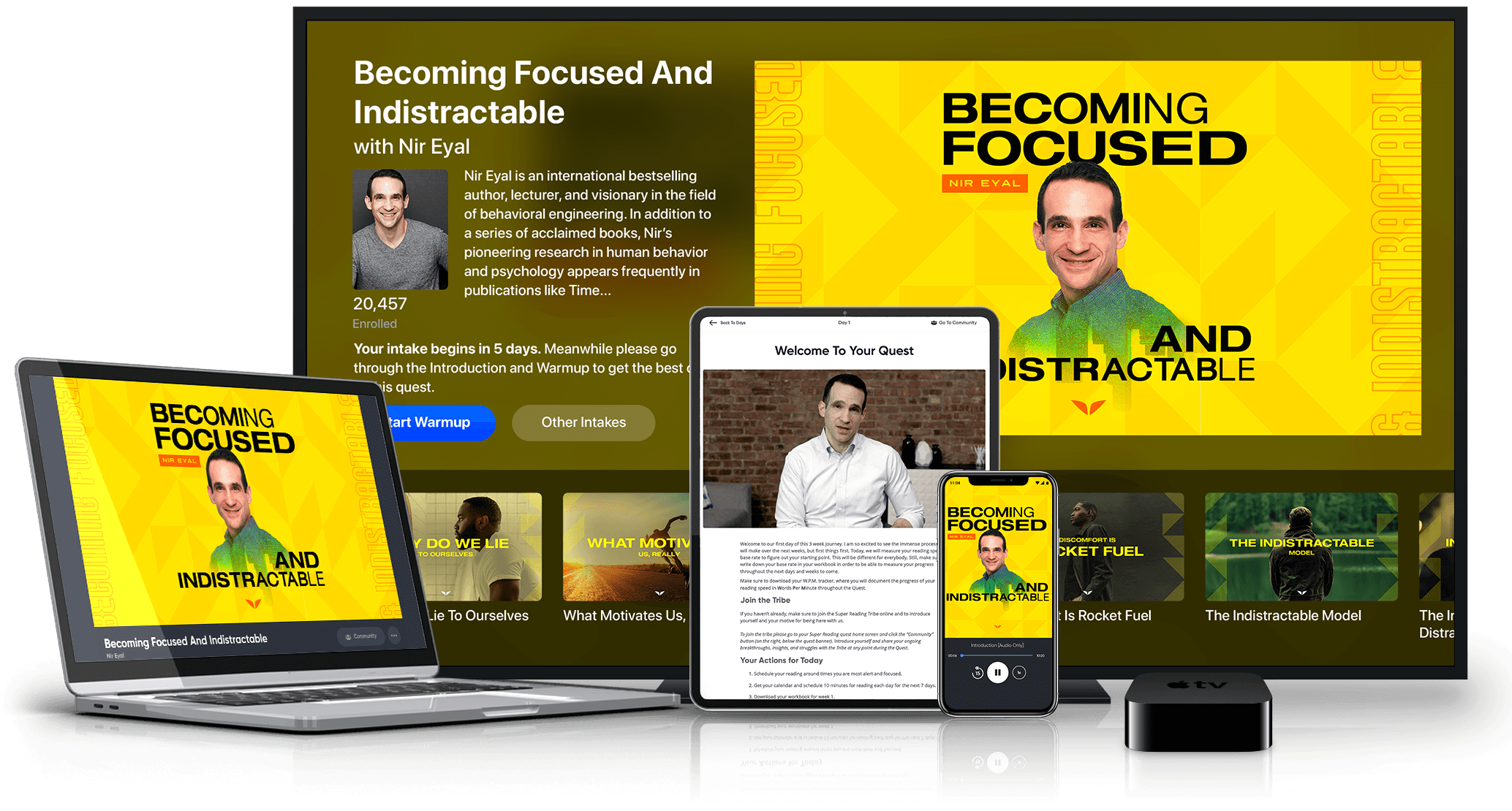 Becoming Focused and Indistractable on multiple devices