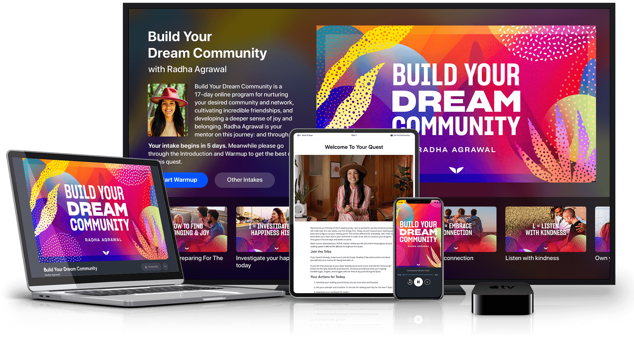 Build Your Dream Community on multiple devices